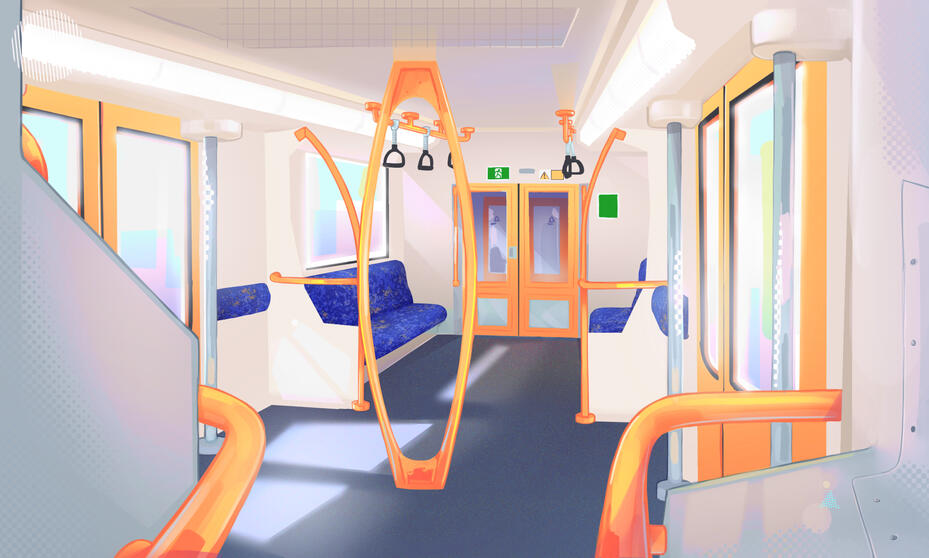 budgie train background appreciation