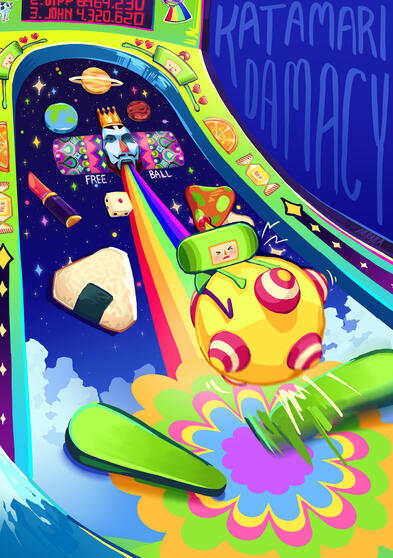 we20vekatamari zine piece, https://we20vekatamari.itch.io/we-20ve-katamari